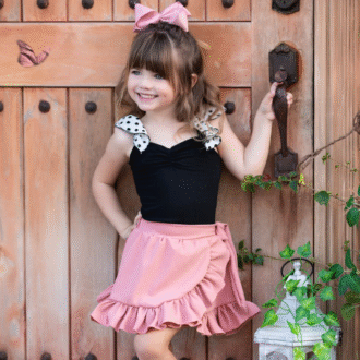 Girls Skirt & Top Set