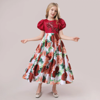 Cute Floral Frock for Girls