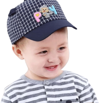 Kids Stylish Cotton Cap – Soft, Breathable & Trendy